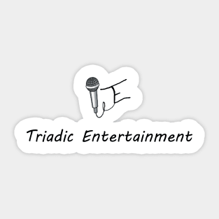 Triadic Entertainment logo Sticker